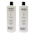 Nioxin System 1 Cleanser & Scalp Therapy Duo Set for Normal to Thin-looking Hair (1 Liter)